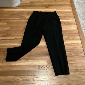 Career Essentials black pleated trousers.  Size 6.
